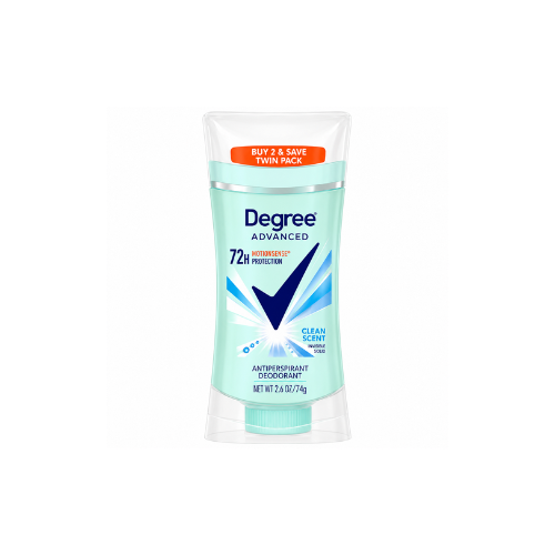 Degree Women Invisible Solid Shower Clean 2.6oz Case 12