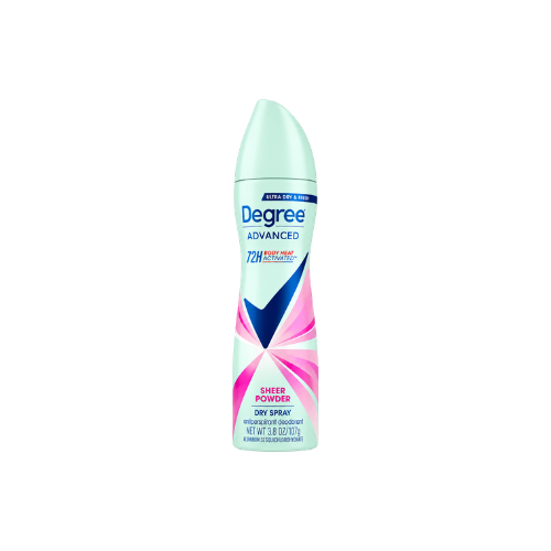 Degree Women Spray Sheer Powder 3.8oz Case 12
