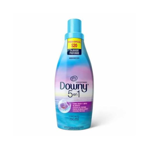 Downy Amanecer Fabric Softener 730ml Fresh Scent 9-Bottle Case