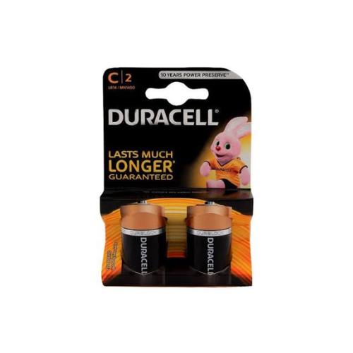 Duracell C Size Twin Pack Batteries – Inner Pack of 8 (16 Batteries)