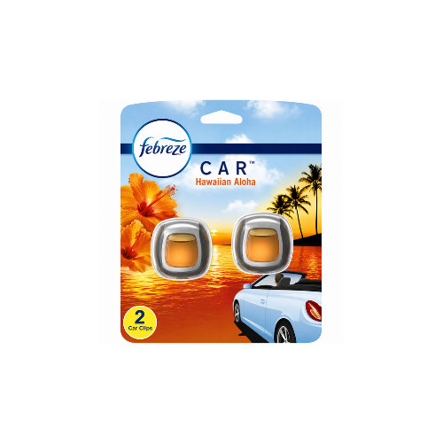 Febreze Car Vent Clip Hawaiian Aloha Case Pack 8