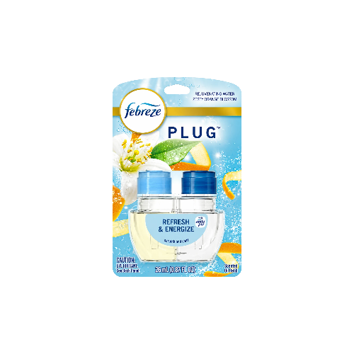Febreze Plug Refill Refresh & 1 Refills, Energize Case 8