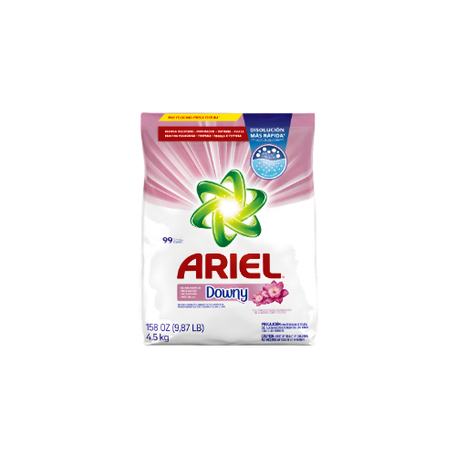 Ariel with Touch of Downy Freshness Powder Laundry Detergent 4.5kg Clean Plus Softness Case Pack 2