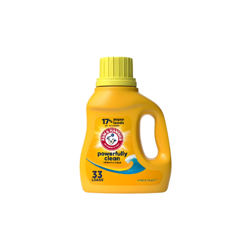 Arm & Hammer Clean Burst Detergent 33 oz Liquid Laundry Soap Case Pack 8