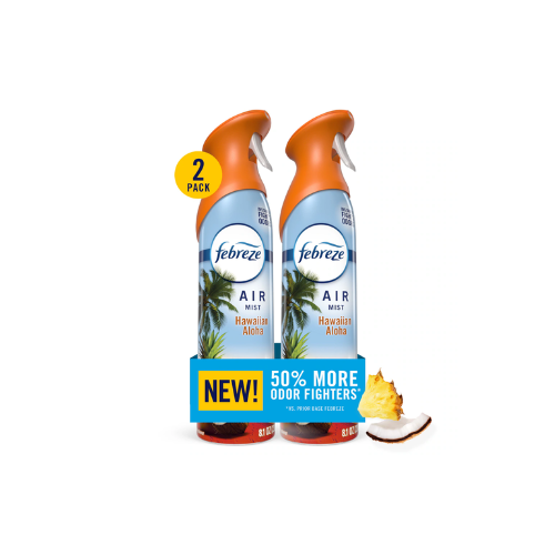 Febreze Air Mist Luxe Tranquil Cyprus Coves 8.1oz 2ct Case 3