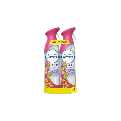 Febreze Odor-Fighting Air Freshener Gain Island Fresh 8.8oz 2ct Case 3
