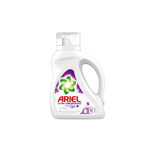 Ariel Ultra Concentrated Color & Style Liquid Laundry Detergent 46 oz Vibrant Clothes Case Pack 6