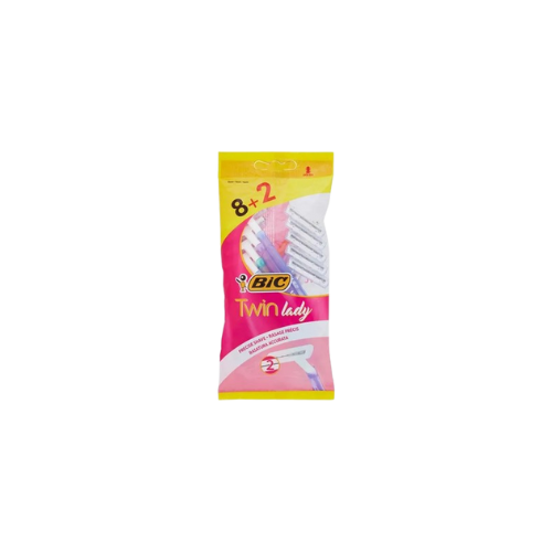 BIC Disposable Razor Twin Lady 8+2 = 10 Count Case Pack 20