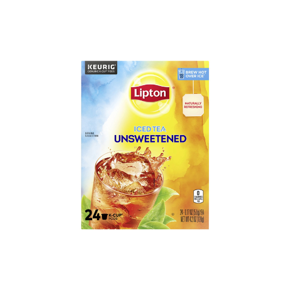 Lipton Unsweetened Iced Tea K-Cups 4 Pack (96 Pods)