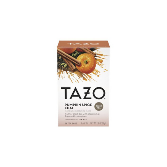 TAZO Chai Pumpkin Spice Tea 6 Pack (120 Bags)