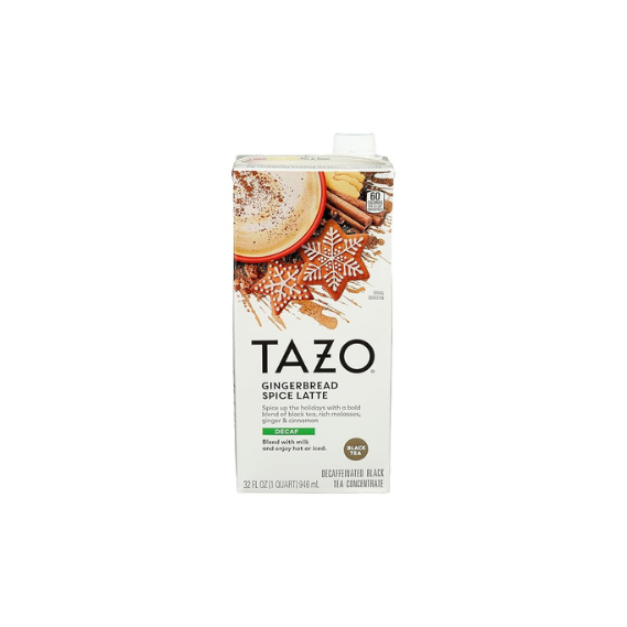 TAZO Toasted Gingerbread Latte Concentrate 6 Pack