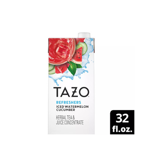 TAZO Watermelon Cucumber Refresher Concentrate 6 Pack