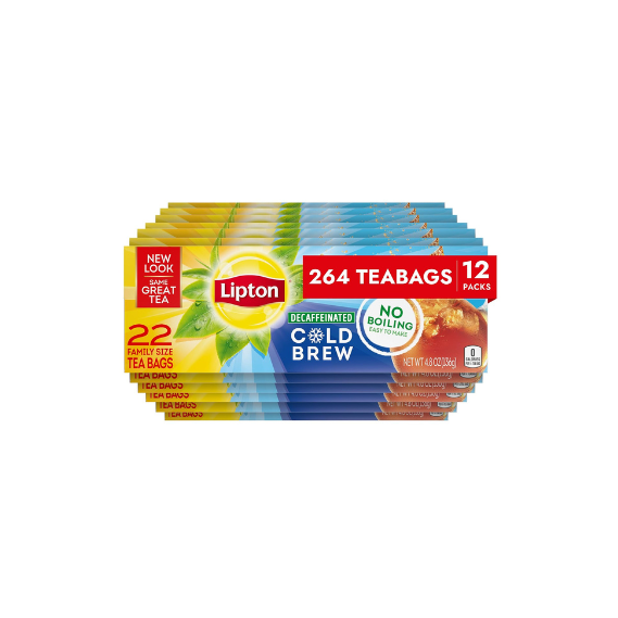 Lipton Cold Brew Decaf – 12 Pack, 22 CT Tea Bags – AJ Globals