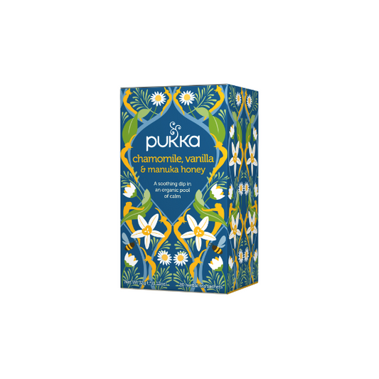 Pukka TB ORG CHAM VAN+Manuka HNY 4 20ct