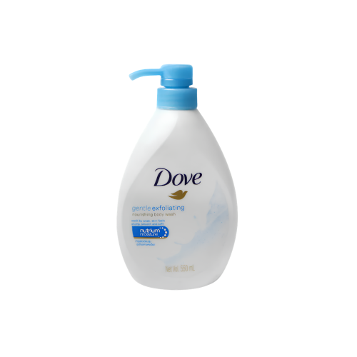 DOVE BODYWASH 550ML GENTILE EXFOLIATING  CASE PACK 12