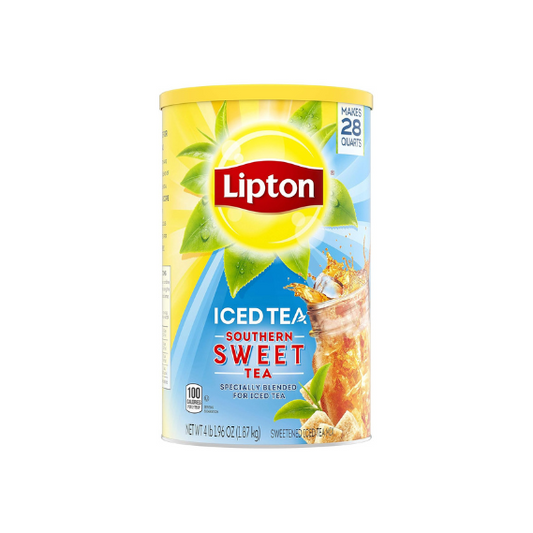 Lipton Southern Sweet Iced Tea Mix 28 Quarts (Pack of 4)