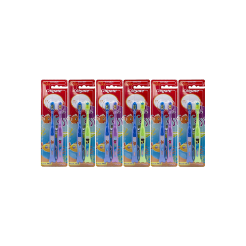 Colgate Kids Toothbrushes, 12-Card Pack (Case of 24)