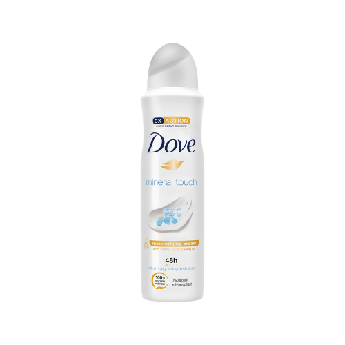 DOVE SPRAY 150ML MINERAL TOUCH CASE PK 6