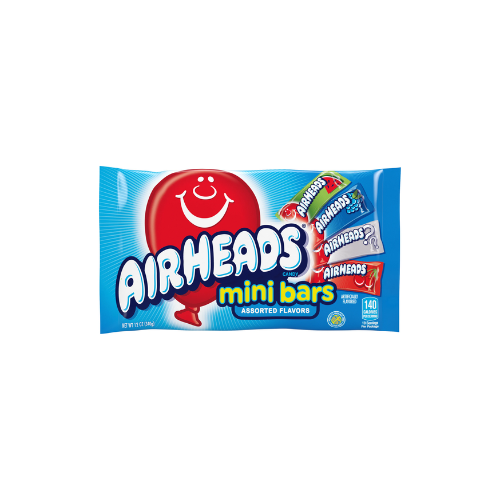 Airheads Mini Bars Assorted Flavors 12 oz Case Pack 12